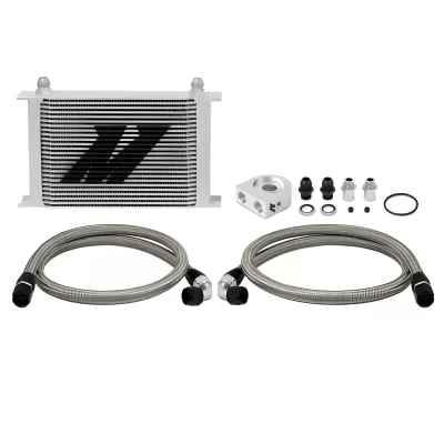 Universal (25 Row Oil Cooler) (Silver)