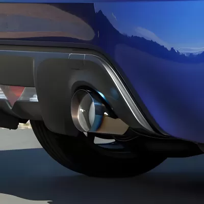 Subaru BRZ - 2013 to 2020 - Coupe [All] (Single Muffler With Burnt Titanium Tip) (Without Silencer)