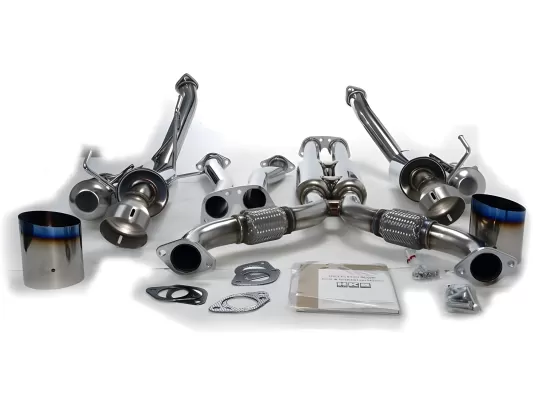 Infiniti G35 - 2003 to 2007 - 2 Door Coupe [All] (Full Dual) (Burnt Titanium Tips)