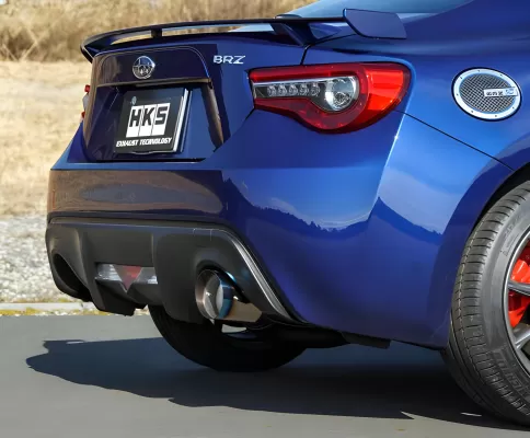 Toyota 86 - 2017 to 2020 - Coupe [All] (Single Muffler With Burnt Titanium Tip) (Without Silencer)