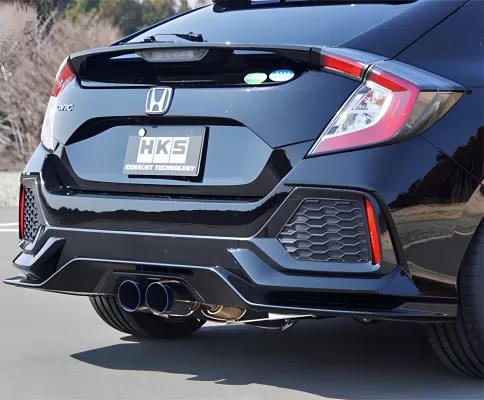 Honda Civic - 2017 to 2021 - 4 Door Hatchback [Sport 1.5L Turbo, Sport Touring] (Legamax Premium) (Burnt Titanium Tips)