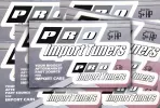 General Representation 2023 Audi RS3 PRO Import Tuners Die Cut Vinyl Decals