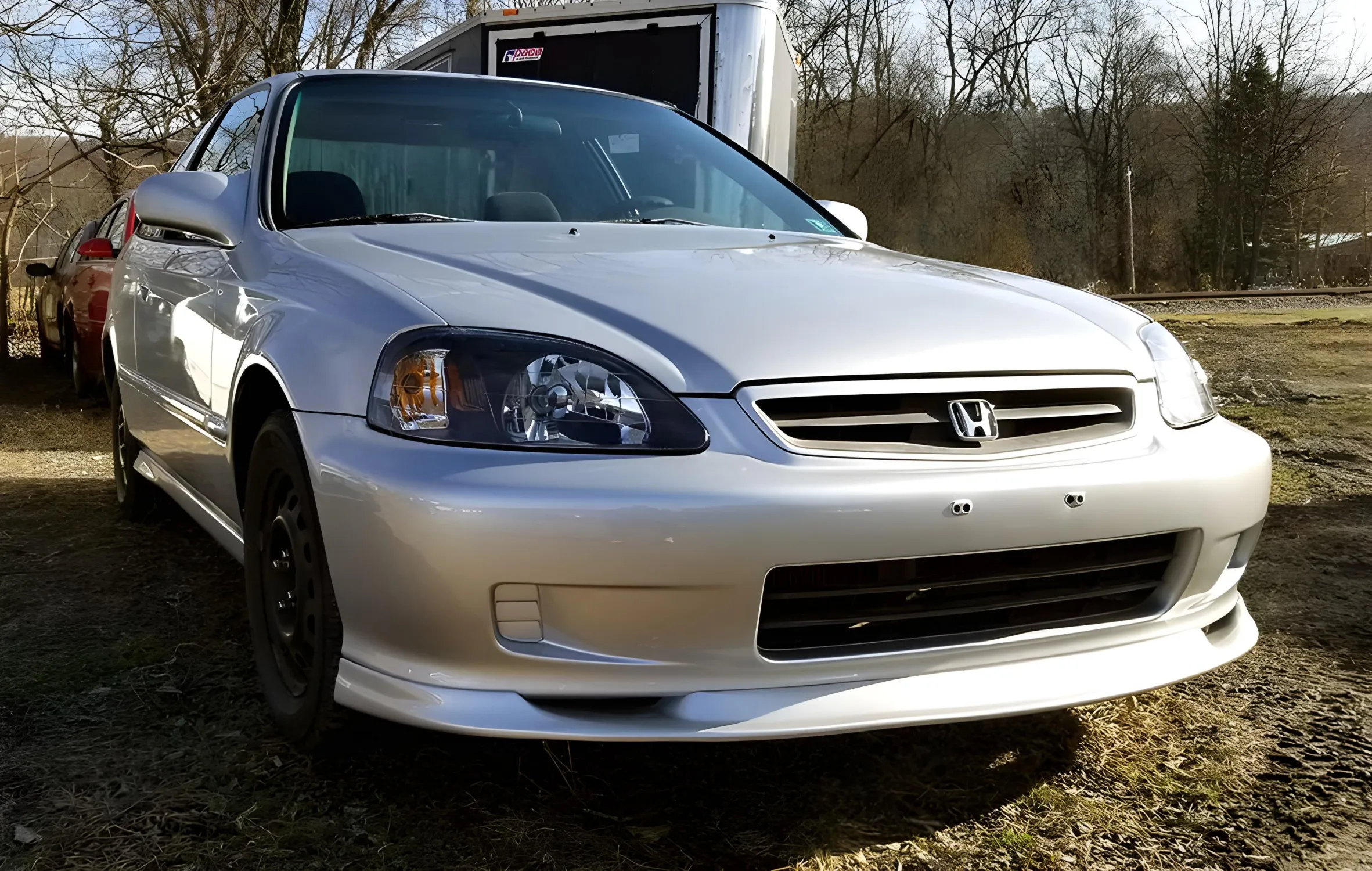 c wes front lip honda 99 PRO Design GV Style Front Lip for 1999 Honda Civic