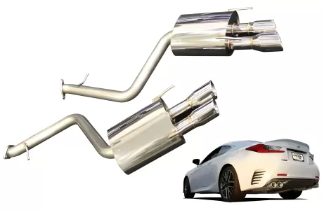 Lexus RC 350 - 2015 to 2023 - Coupe [All] (Quad Tips) (Axle-Back System)