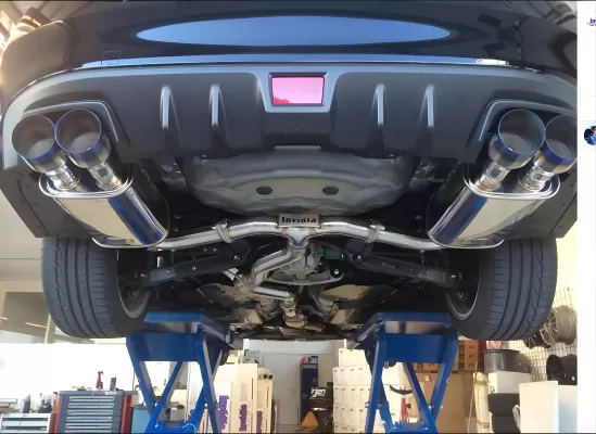 Subaru WRX STI - 2015 to 2021 - Sedan [All] (Quad Burnt Titanium Single Layer Tips)