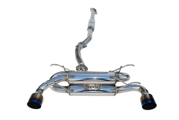 Subaru BRZ - 2013 to 2020 - Coupe [All] (Dual Burnt Titanium Single Wall Tips)