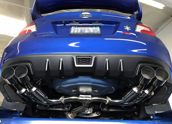 Subaru WRX - 2015 to 2021 - Sedan [All] (Quad Polished Stainless Steel Single Wall Tips)