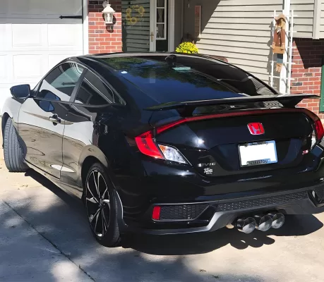 Honda Civic - 2017 to 2020 - 2 Door Coupe [Si] (Triple Burnt Titanium Tips)