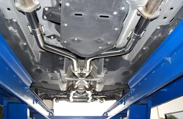 Infiniti Q50 - 2014 to 2015 - Sedan [All] (Dual Burnt Titanium Rolled Tips)