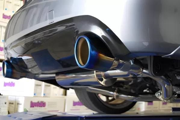 Infiniti Q50 - 2014 to 2015 - Sedan [All] (Dual Burnt Titanium Rolled Tips)