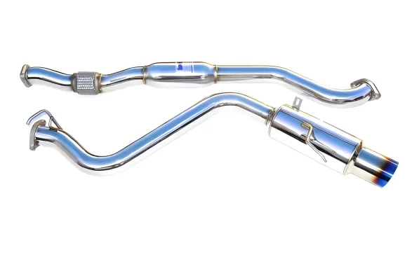 Subaru WRX STI - 2011 to 2014 - Sedan [All] (Single Burnt Titanium Tip) (Street Version) (With Resonator)