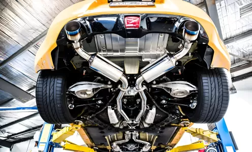 Nissan 370Z - 2009 to 2020 - All [All] (Dual Burnt Titanium Tips)