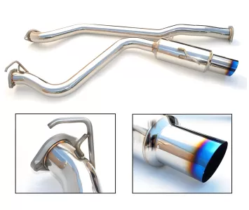 Subaru WRX STI - 2015 to 2021 - Sedan [All] (Single Burnt Titanium Tip) (No Resonator)