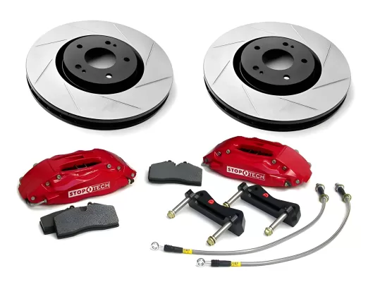 Acura RSX - 2002 to 2006 - Hatchback [Type S] (Touring Kit) (Front) (4 Piston Calipers) (300mm x 28mm One Piece Rotors)