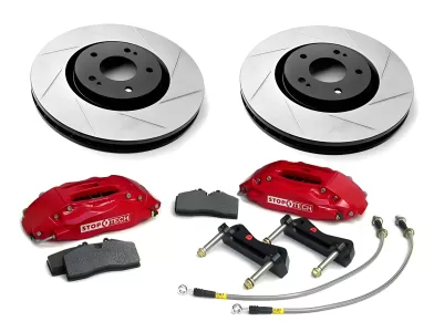 Acura RSX - 2002 to 2006 - Hatchback [Base] (Touring Kit) (Front) (4 Piston Calipers) (300mm x 28mm One Piece Rotors)