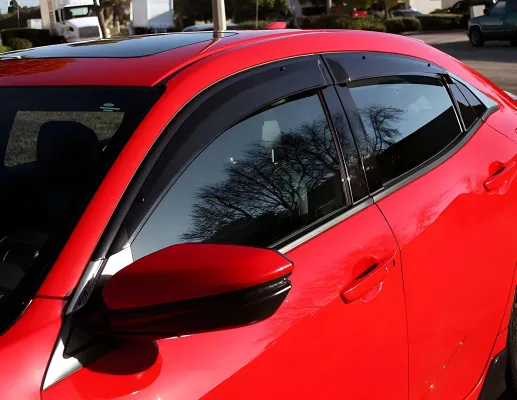 Honda Civic - 2017 to 2021 - 4 Door Hatchback [All] (Blacked Out) (4 Piece Set) (With Clips)