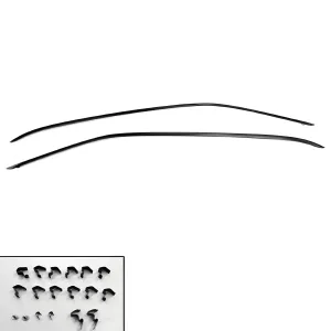 2007 Subaru WRX STI PRO Design Side Window Visors / Deflectors