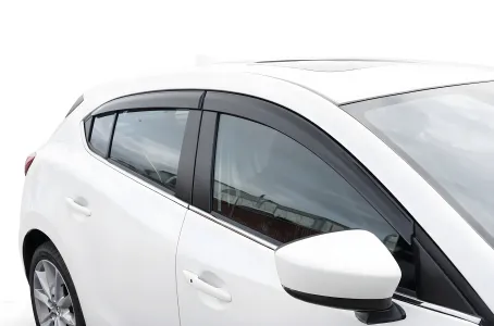 2018 Mazda MAZDA3 PRO Design Side Window Visors / Deflectors