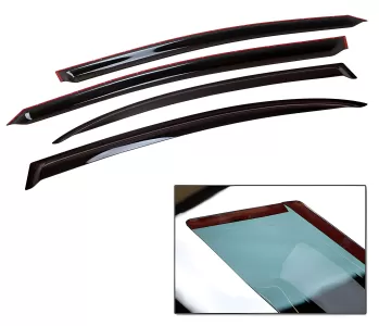 General Representation 2nd Gen Subaru Crosstrek PRO Design Side Window Visors / Deflectors