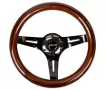 Universal (Black Painted Accent With Black 3 Spoke Center) (310mm Diameter) (1.5
