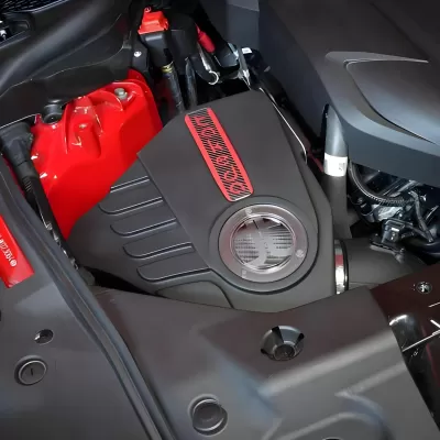 Toyota GR Supra - 2020 to 2025 - Coupe [All Except 2.0] (Black) (Uses Pro Dry S Filter) (Engine Cover Design)