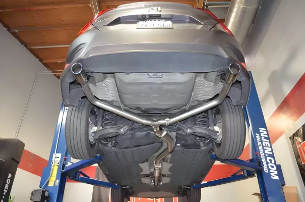 Honda Civic - 2016 to 2018 - 4 Door Sedan [EXL, EXT, Touring] (Dual Burnt Titanium Look Tips)