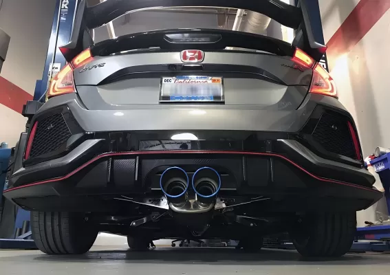 Honda Civic - 2017 to 2021 - 4 Door Hatchback [FK8 Type R, FK8 Type R Limited] (Dual Burnt Titanium Tips)