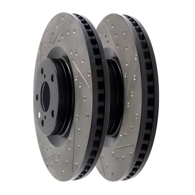 Lexus RC 350 - 2015 to 2022 - Coupe [All] (Front Pair) (Drilled and Slotted) (Without F Sport Package)