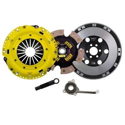 Audi TT - 2000 to 2006 - All [180hp, 180hp quattro, 225hp quattro, 225hp quattro ALMS Ed.] (6 Pad Spring Disc) (Combo Kit, Includes StreetLite Flywheel)