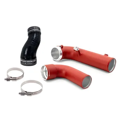 BMW 5 Series - 2017 to 2023 - Sedan [540i, 540i Hybrid] (Charge Pipe Kit) (Wrinkle Red)