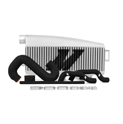 Subaru Impreza - 2002 to 2007 - All [WRX 2.0L, WRX 2.5L, WRX Limited, WRX TR] (Top Mount Kit) (Silver Intercooler Core With Black Silicone Hoses)