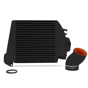 Subaru Forester - 2009 to 2013 - SUV [2.5XT, 2.5XT Limited, 2.5XT Premium, 2.5XT Touring] (Top Mount Intercooler Upgrade Kit) (Black Intercooler Core With Black Silicone Hoses)