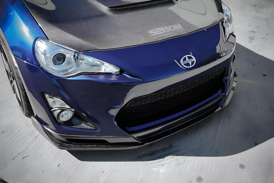 Seibon KC Style Carbon Fiber Front Lip for 2015 Scion FRS