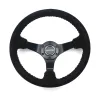 Universal (Rigid) (Matte Black Spokes) (Black Suede Rim With Red Baseball Stitching) (350mm Diameter) (3