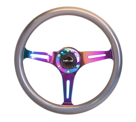 Universal (Pearlescent Chameleon Rim, Neochrome Spokes) (350mm Diameter) (1.5