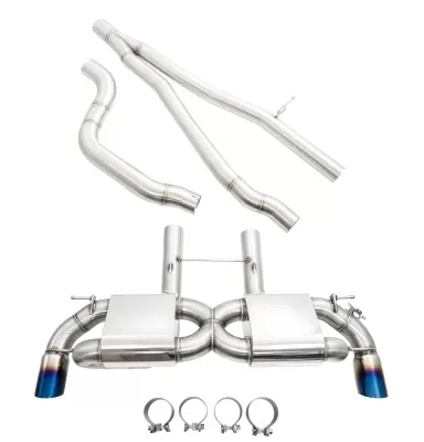 Toyota GR Supra - 2020 to 2025 - Coupe [All Except 2.0] (Dual Burnt Titanium Style Tips)