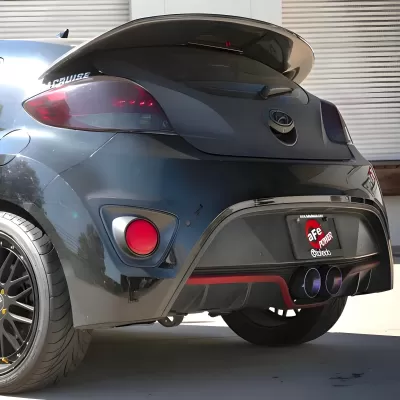 Hyundai Veloster - 2013 to 2017 - Hatchback [VelosterTurbo, VelosterTurbo R Spec, VelosterTurbo Rally Ed.] (Cat-Back) (Blue Flame Tips)