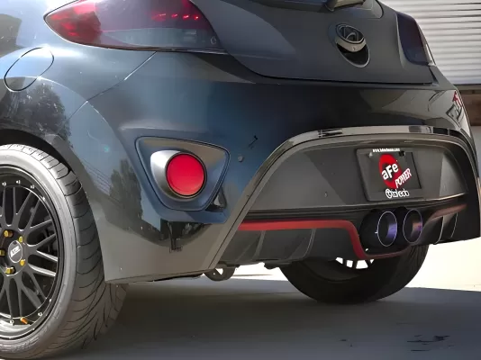 Hyundai Veloster - 2013 to 2017 - Hatchback [VelosterTurbo, VelosterTurbo R Spec, VelosterTurbo Rally Ed.] (Cat-Back) (Blue Flame Tips)