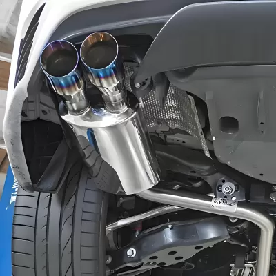 Lexus RC 200t - 2016 to 2017 - Coupe [All] (Axle-Back) (Quad Blue Flame Tips)