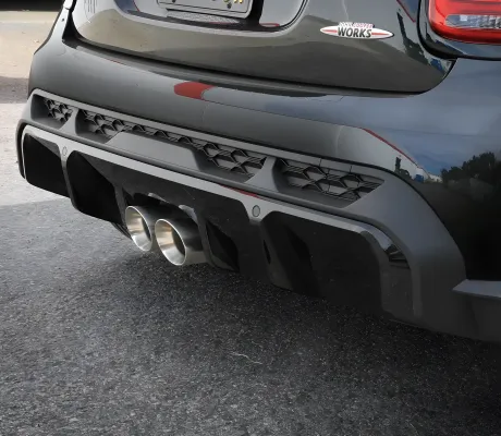 Mini Cooper Hardtop - 2017 to 2024 - 2 Door Hatchback [John Cooper Works, John Cooper Works Classic, John Cooper Works GP, S, S Classic] (Mach Force-Xp) (3 Inch System) (No Muffler) (Polished Tips)