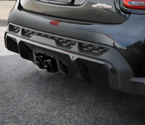 Mini Cooper Hardtop - 2017 to 2024 - 2 Door Hatchback [John Cooper Works, John Cooper Works Classic, John Cooper Works GP, S, S Classic] (Mach Force-Xp) (3 Inch System) (No Muffler) (Black Tips)