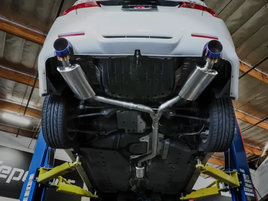 Acura TSX - 2009 to 2014 - All [All Except Base 3.5L] (Polished Tips) : Black tip version shown for demo purposes.