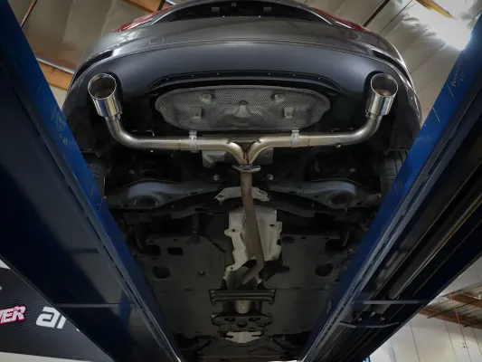 Mazda MAZDA3 - 2014 to 2018 - All [All] (Axle-Back) (Blue Flame Tips) : Polished tip version shown for demo purposes.