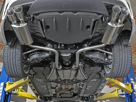 Lexus RC 200t - 2016 to 2017 - Coupe [All] (Axle-Back) (Quad Polished Tips)