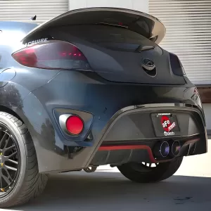 Hyundai Veloster - 2013 to 2017 - Hatchback [VelosterTurbo, VelosterTurbo R Spec, VelosterTurbo Rally Ed.] (Cat-Back) (Blue Flame Tips)
