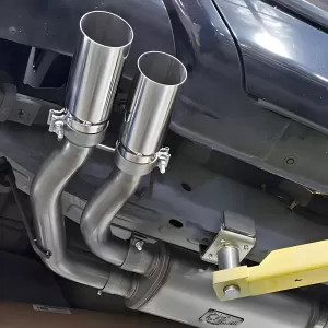 Nissan Titan - 2004 to 2015 - King Cab [All] (Rebel Series) (Side Exit Polished Tips) (With Long Bed) (With 139.8 Inch Wheel Base)