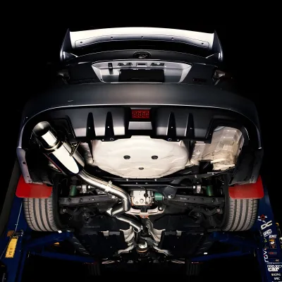 Subaru WRX STI - 2015 to 2021 - Sedan [All] (Single Muffler System) (Burnt Tip) : Polished Tip version shown for demonstration purposes.