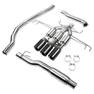 Honda Civic - 2017 to 2021 - 4 Door Hatchback [FK8 Type R, FK8 Type R Limited] (Triple Muffler System) (Triple Black Tips)