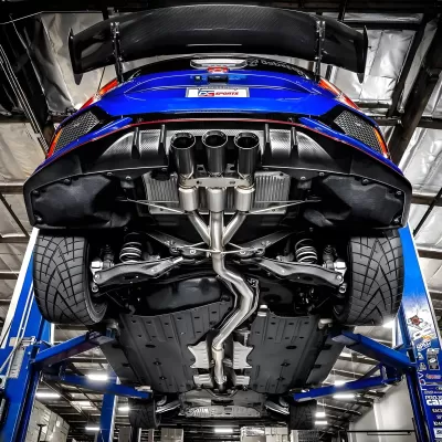 Honda Civic - 2017 to 2021 - 4 Door Hatchback [FK8 Type R, FK8 Type R Limited] (Triple Muffler System) (Triple Black Tips)