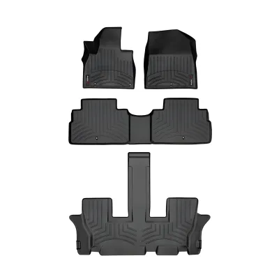 Kia Telluride - 2020 to 2025 - SUV [All] (Front, Middle, and Rear Cargo Set) (Black)